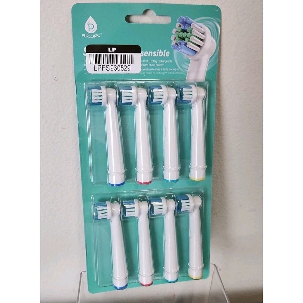 Genuine Pursonic Replacement Toothbrush Heads 8 Pack